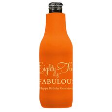 Eighty-Five & Fabulous Bottle Koozie