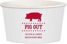 BBQ Pig Treat Cups