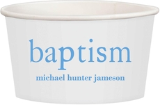 Big Word Baptism Treat Cups