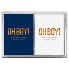 Bold Oh Boy Double Deck Playing Cards