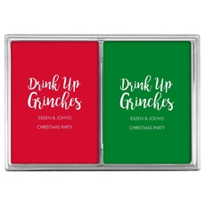 Drink Up Grinches Double Deck Playing Cards