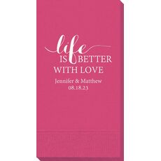 Life Is Better Guest Towels