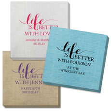 Life Is Better Bamboo Luxe Napkins
