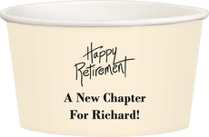 Fun Happy Retirement Treat Cups