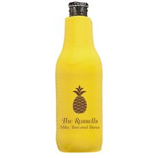 Hawaiian Pineapple Bottle Koozie