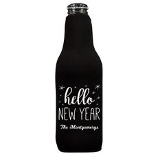 Hello New Year Bottle Huggers