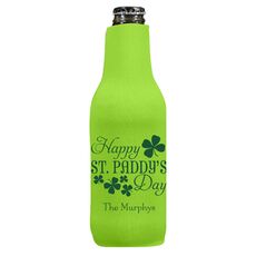 Happy St. Paddy's Day Bottle Koozie