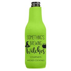 Something's Brewing Witches Bottle Koozie