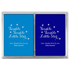 Design Your Own Baby Shower Double Deck Playing Cards