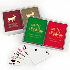 Design Your Own Christmas Double Deck Playing Cards