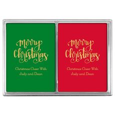 Design Your Own Christmas Double Deck Playing Cards
