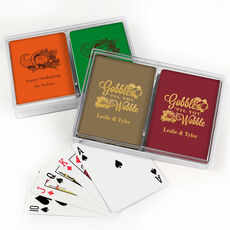 Design Your Own Thanksgiving Double Deck Playing Cards