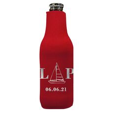 Sailboat Initials Bottle Huggers