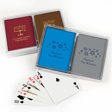 Design Your Own Jewish Celebration Double Deck Playing Cards