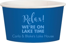 Relax We're on Lake Time Treat Cups