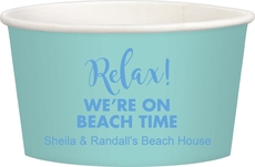 Relax We're on Beach Time Treat Cups