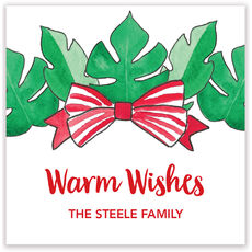 Warmest Wishes Holiday Gift Stickers