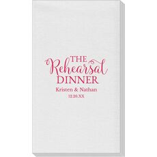 The Rehearsal Dinner Linen Like Guest Towels