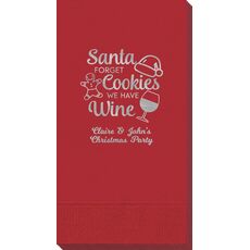 Santa Forget Cookies Guest Towels