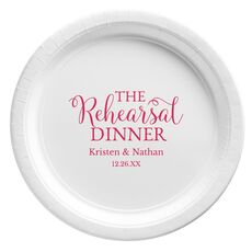 The Rehearsal Dinner Paper Plates