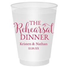 The Rehearsal Dinner Shatterproof Cups