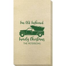 Fun Old Fashion Christmas Bamboo Luxe Guest Towels