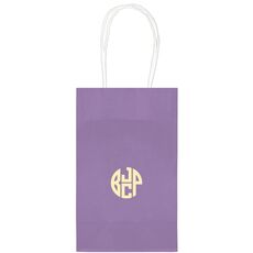 4 Initial Rounded Monogram Medium Twisted Handled Bags
