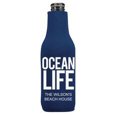 Ocean Life Bottle Koozie